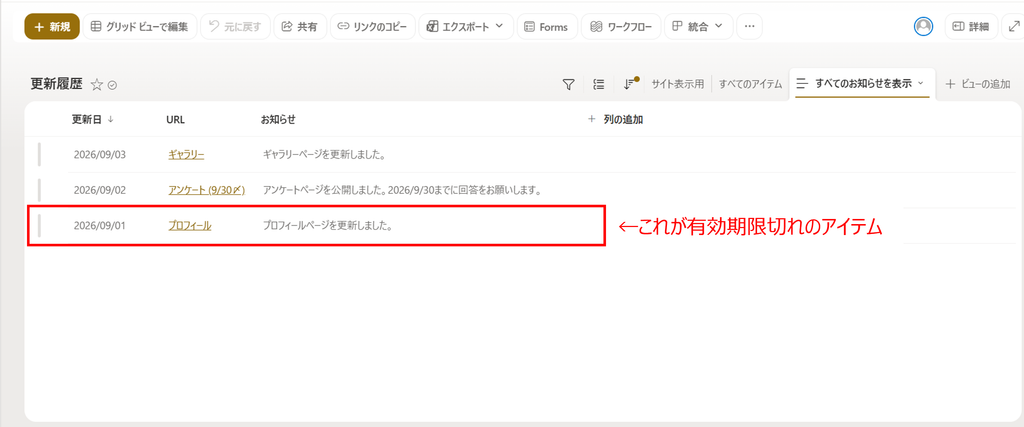 【SharePoint】1つのリストに複数のビューを定義した際の整理方法について 2 239e0a89fac391d40be86914f6a60404